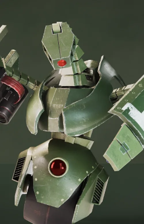 3D модель робота из аниме "моя геройская академия"