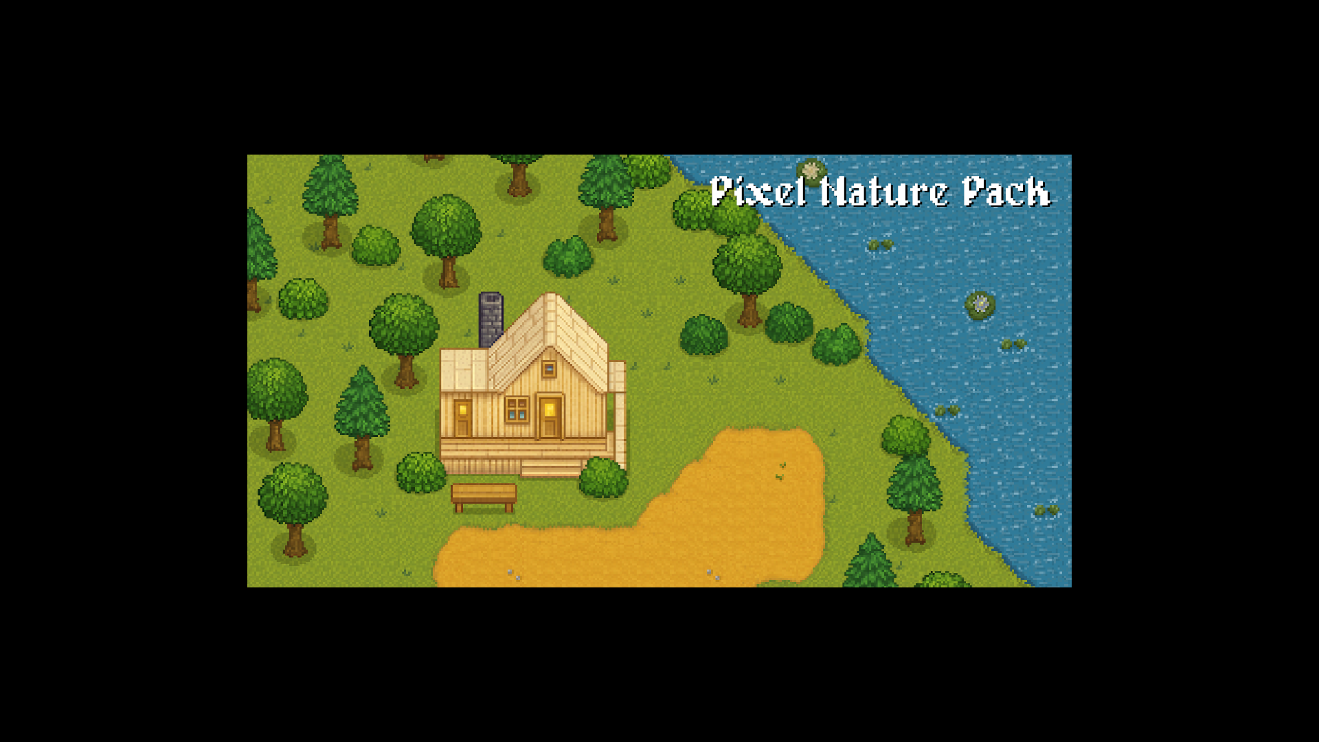 Screenshots the Pixel Nature Pack – House, Trees, Bushes & Universal Tilemap