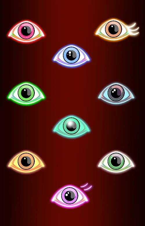 Неоновые глаза