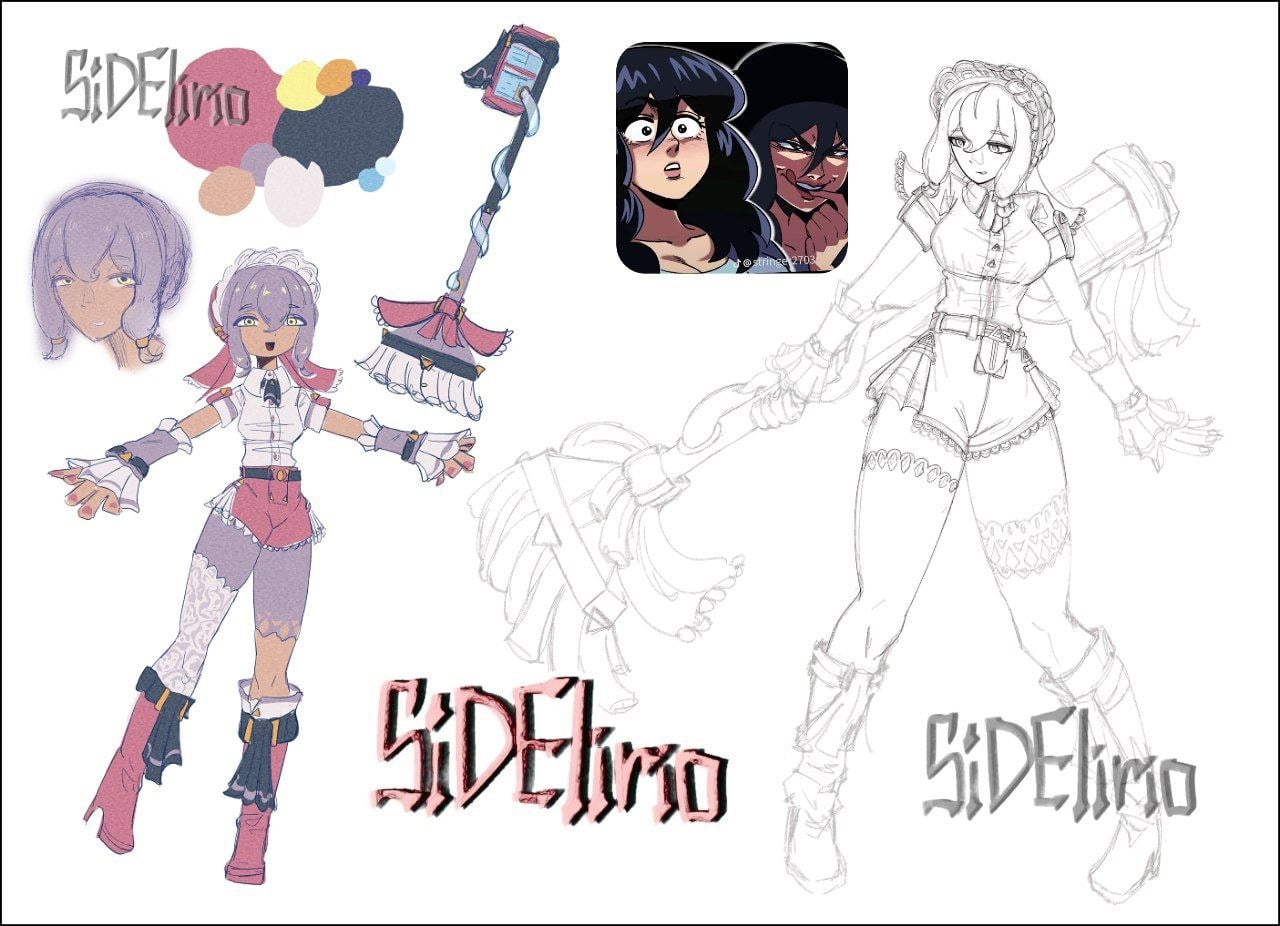 Прорисовка деталей на лайне