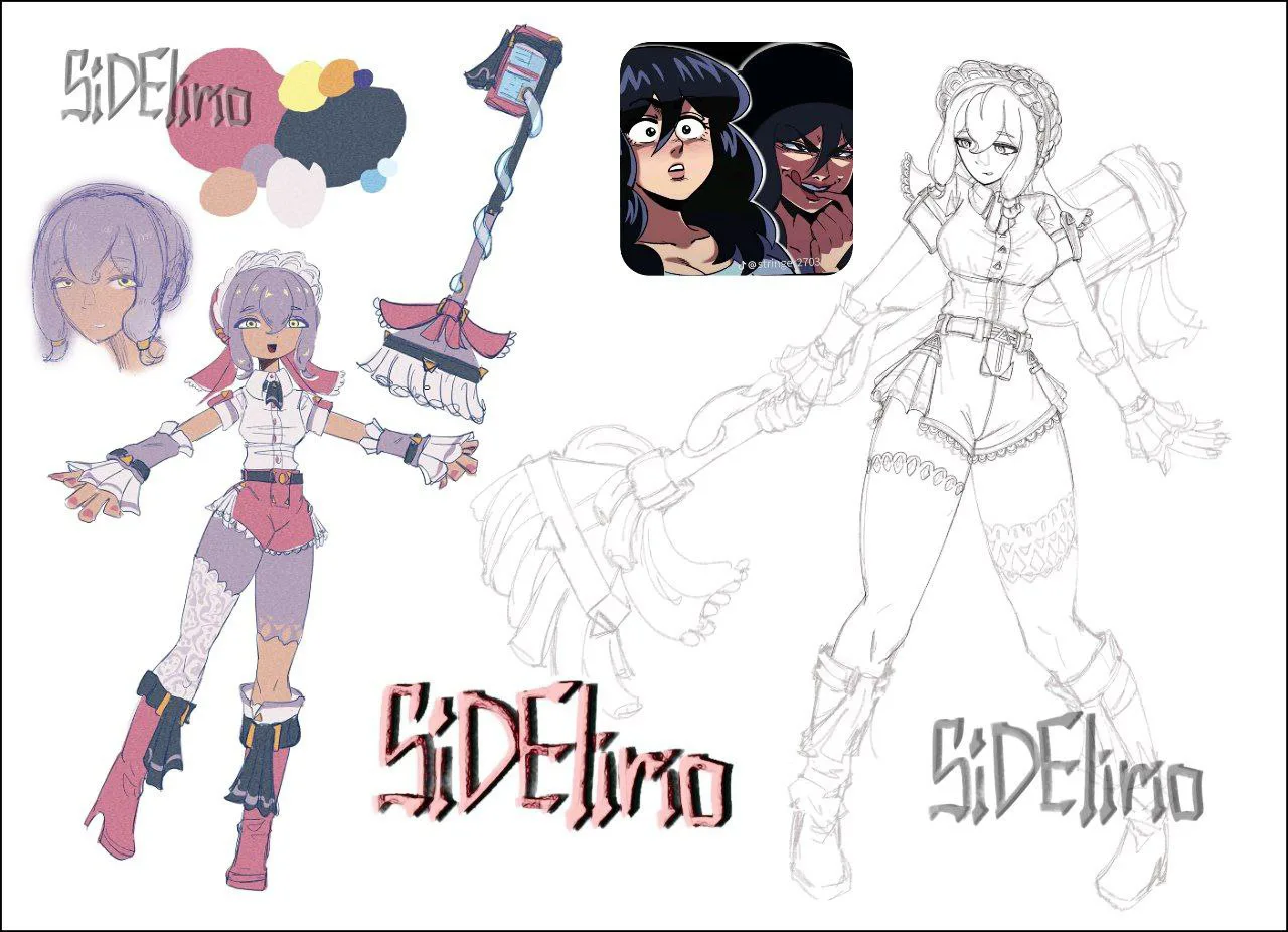 Прорисовка деталей на лайне