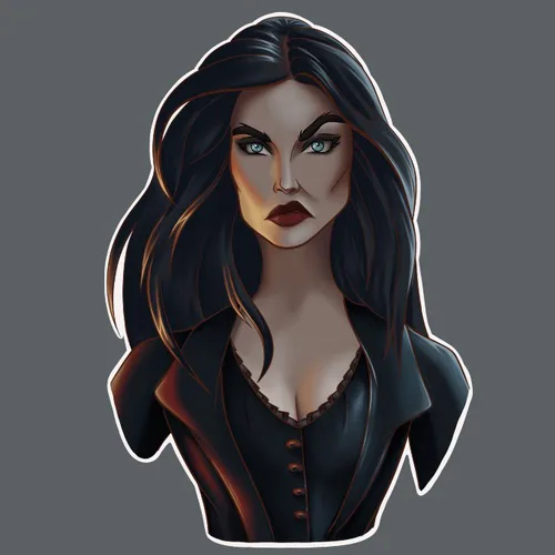 Sticker of Female character