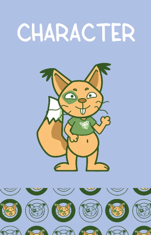 Персонаж, бельчонок