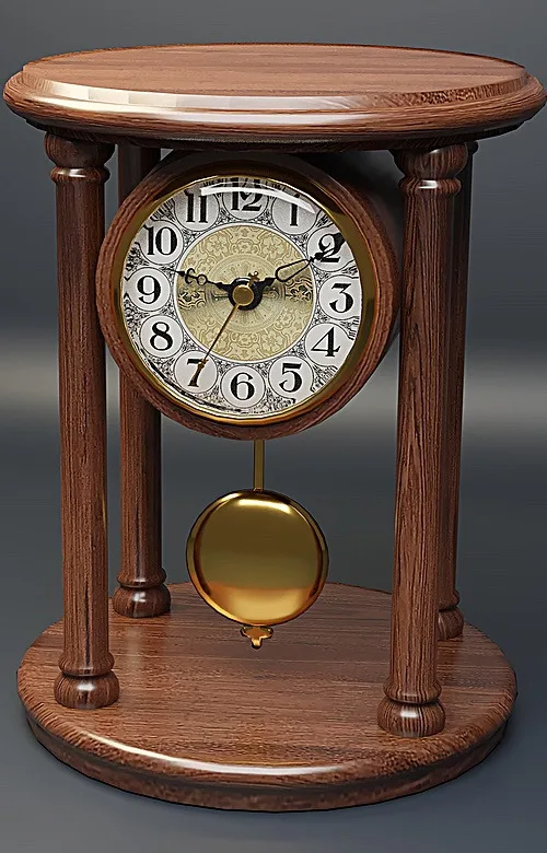 Настольные часы 3D модель