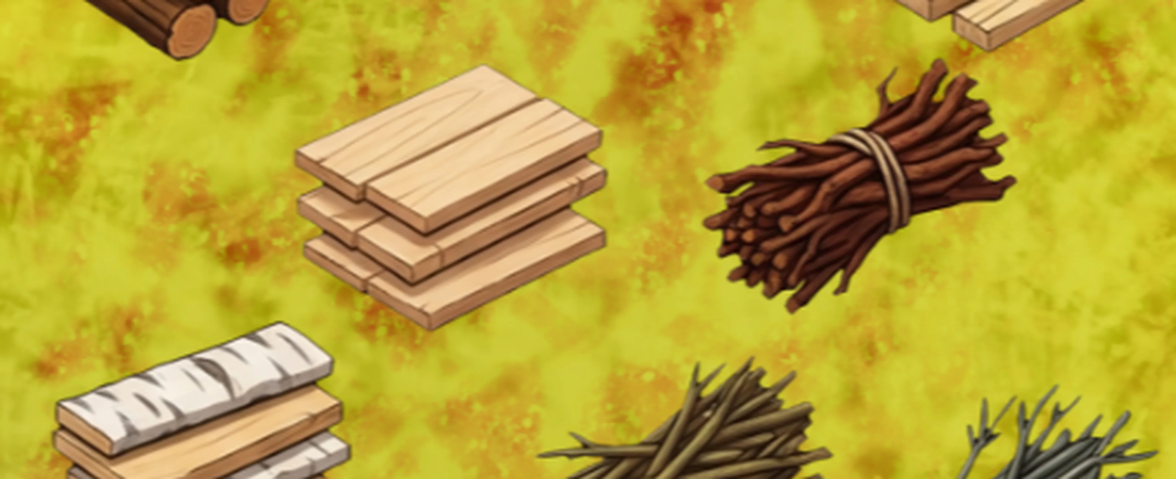 Pack Icons planks and wood