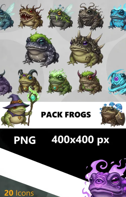 Pack Icons FROGS