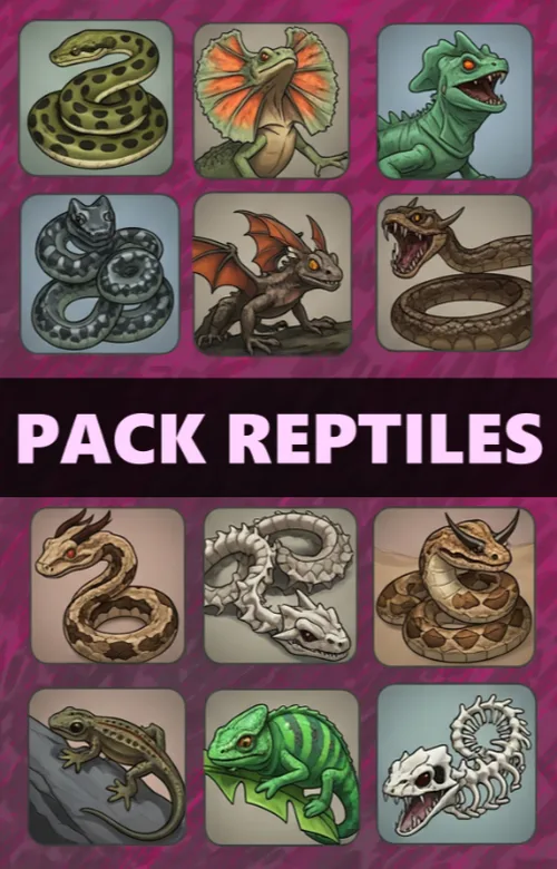 Pack Icons REPTILES