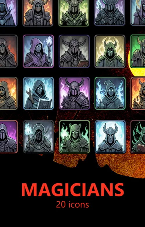 Pack Icons MAGICIANS