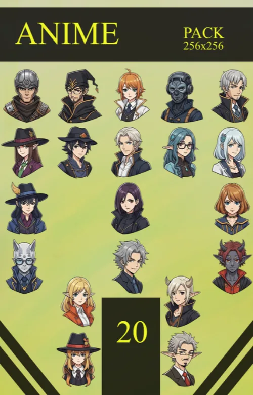 Pack Icons ANIME