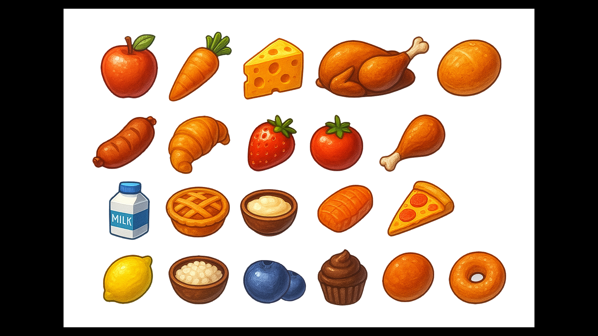 Screenshots the Pack Icons FOOD