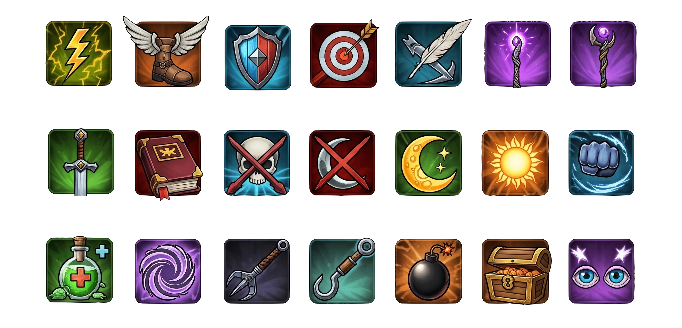 Screenshots the Pack Icons SKILL