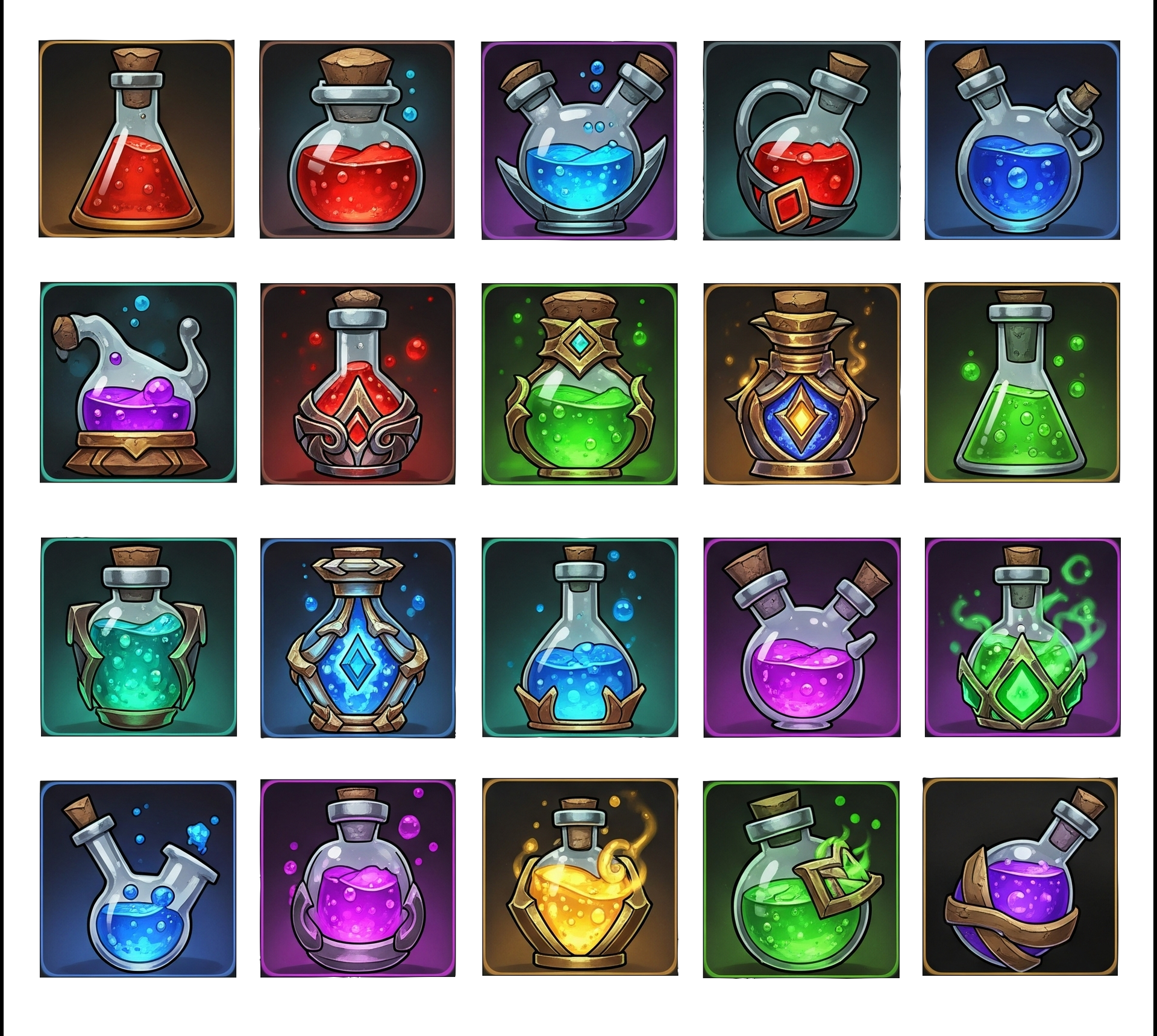 Screenshots the Pack Icons POTIONS