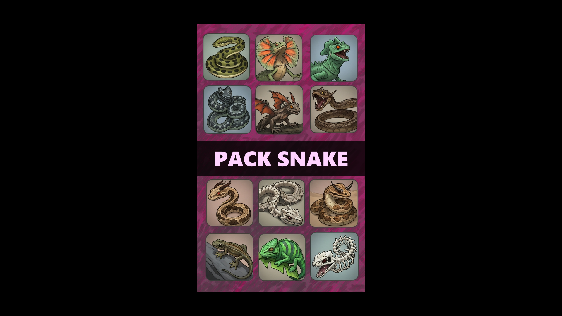 Screenshots the Pack Icons REPTILES