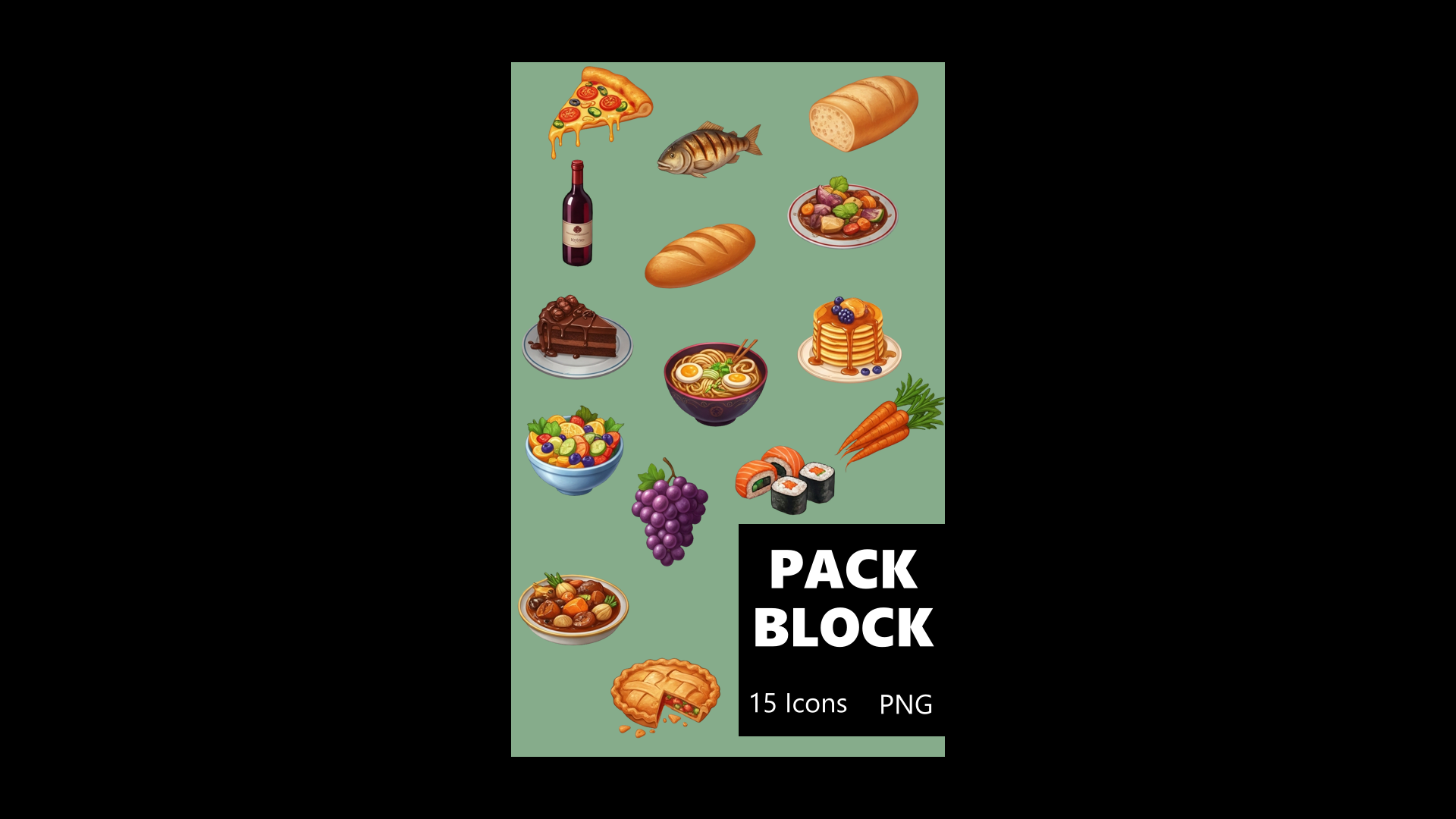 Screenshots the Pack Icons FOOD 1