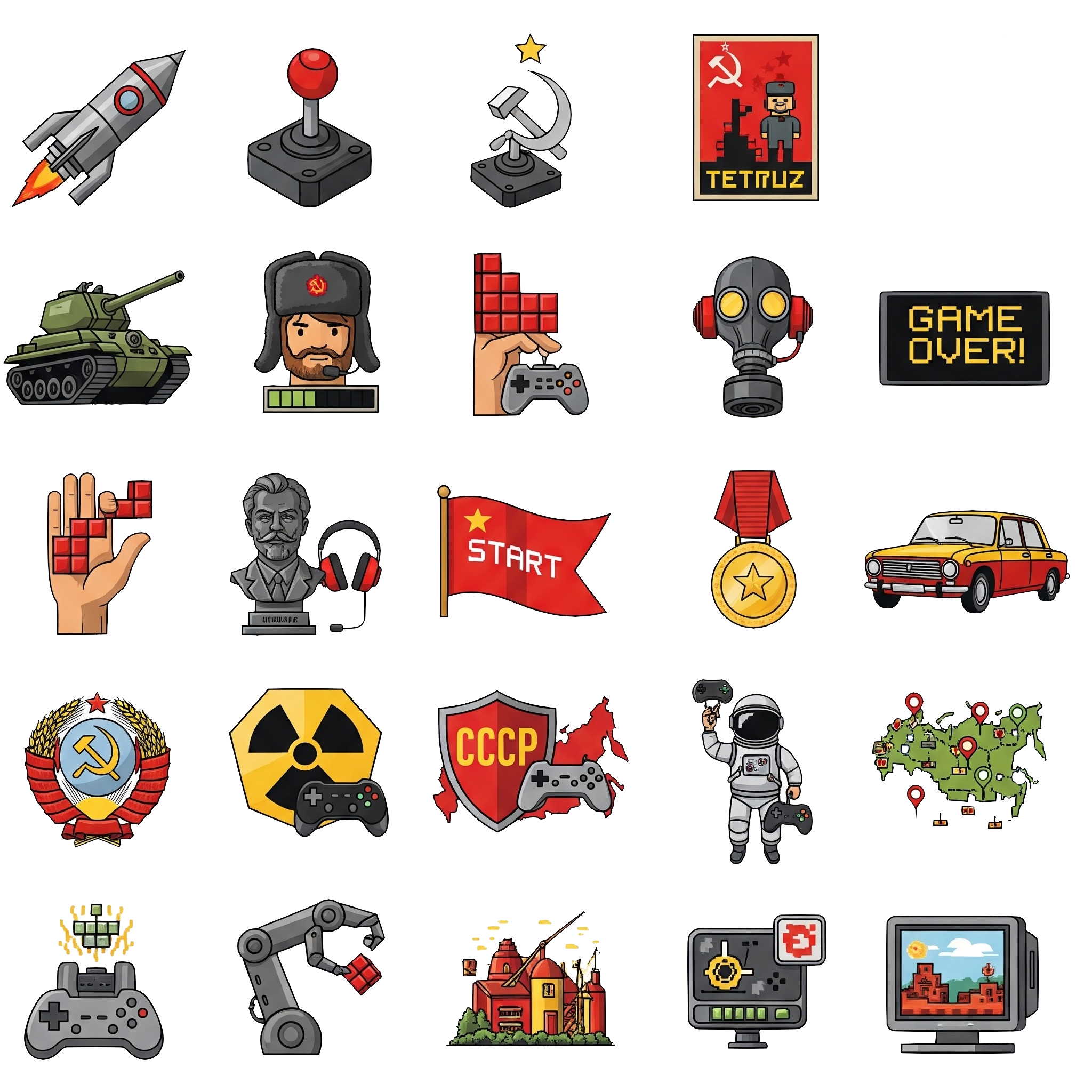 Screenshots the Pack Icons SOVIET