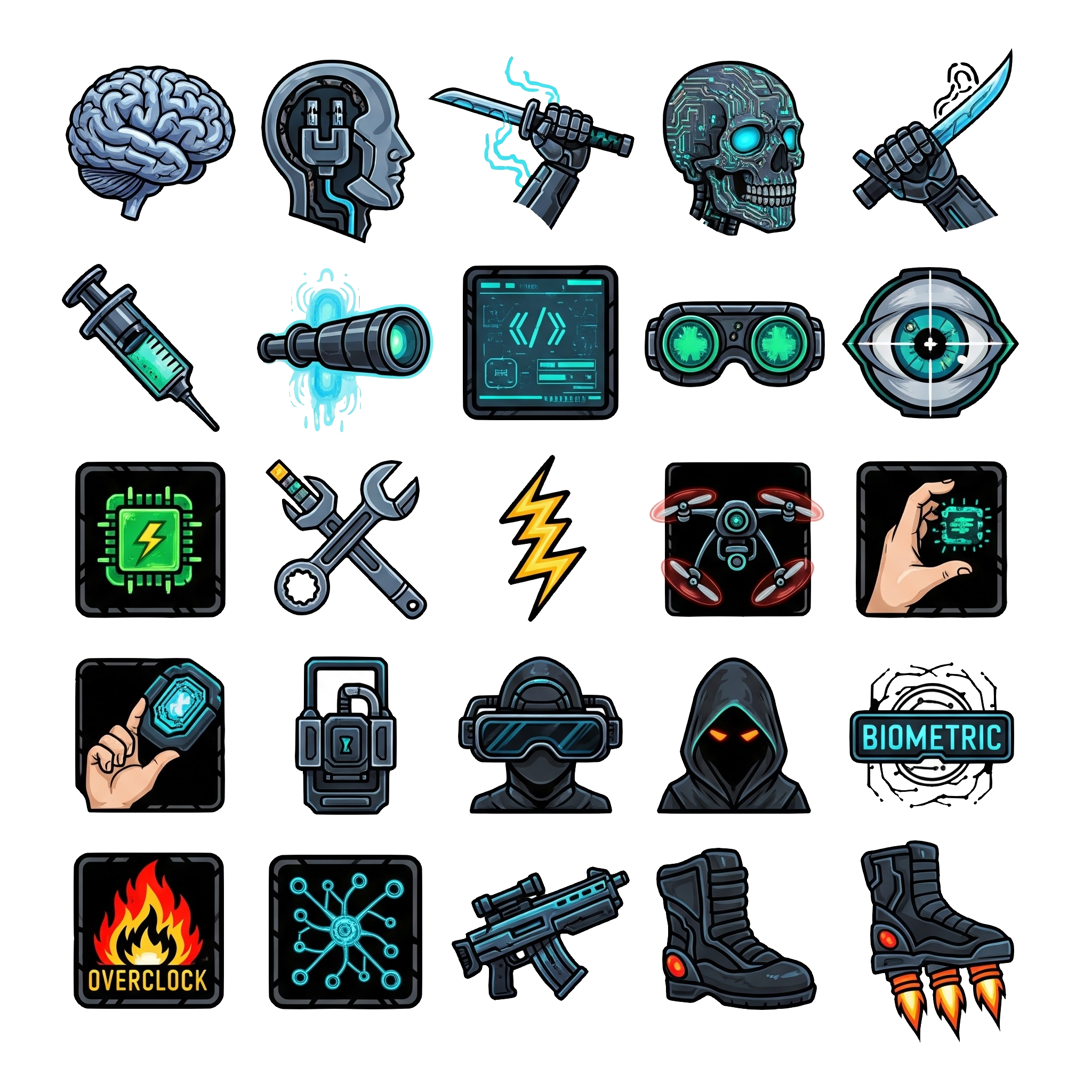 Screenshots the Pack Icons TECHNO
