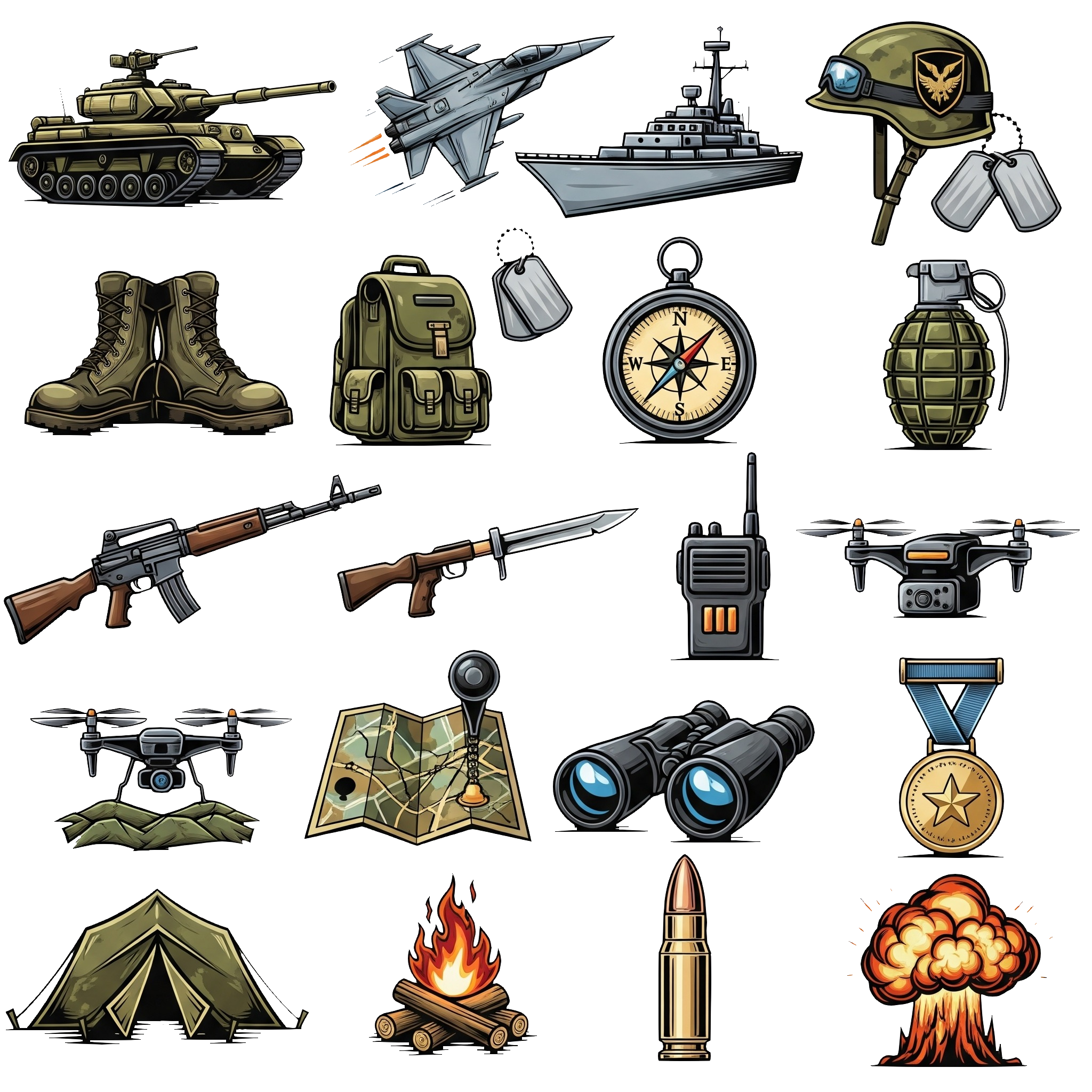 Screenshots the Pack Icons SOLDIERS' EQUIPMENT