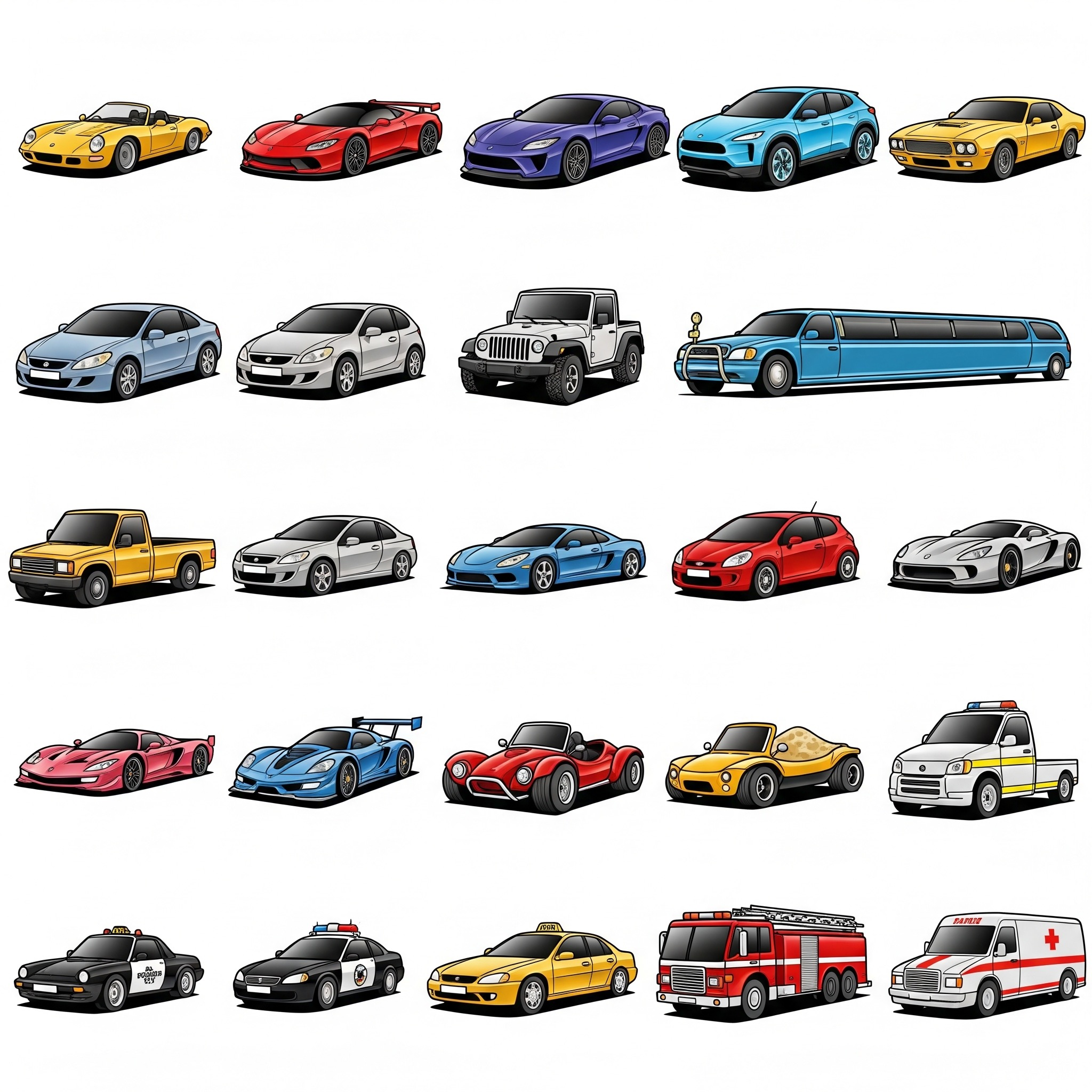 Screenshots the Pack Icons CARS
