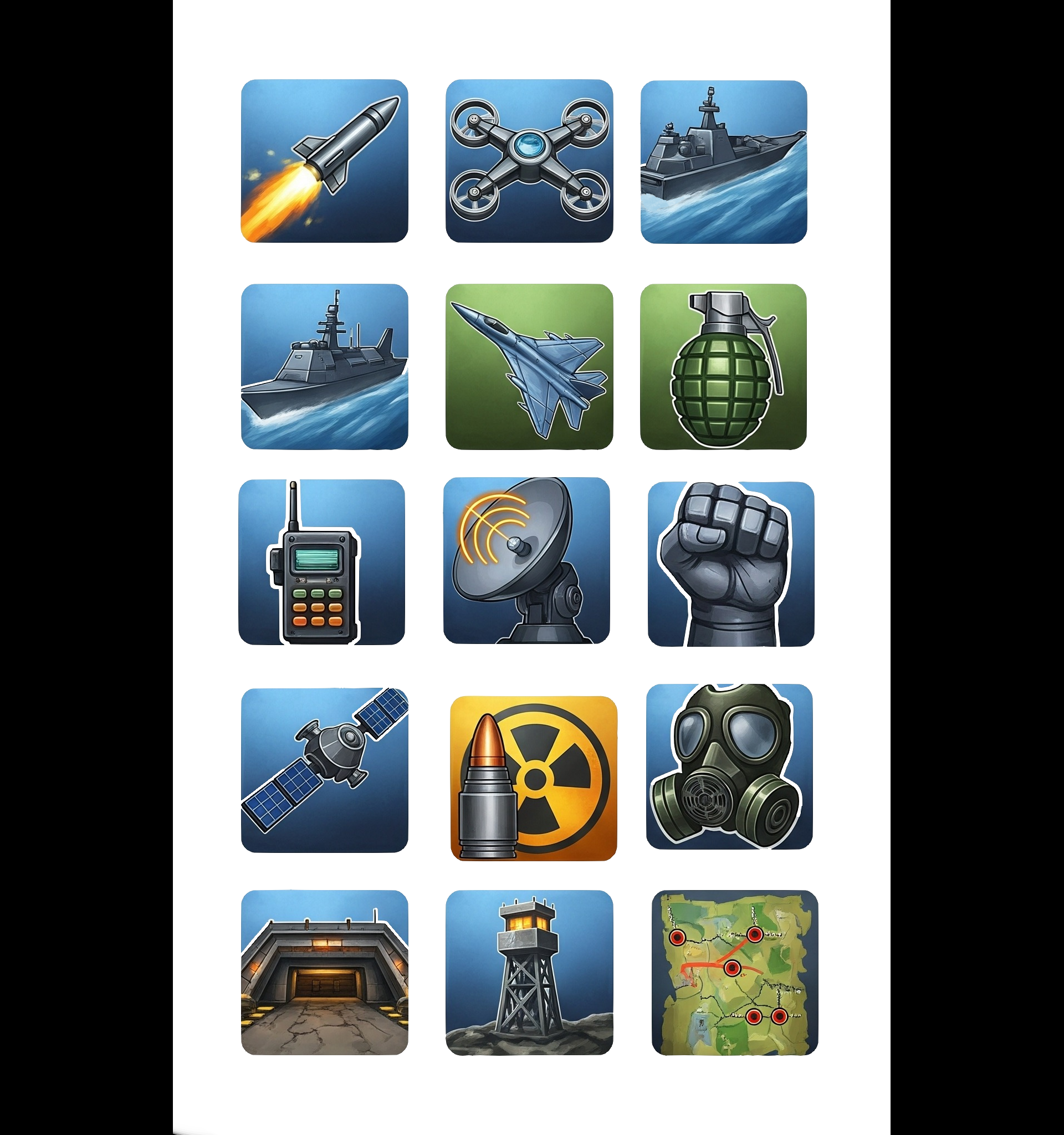 Screenshots the Pack Icons ARMY SKILLS