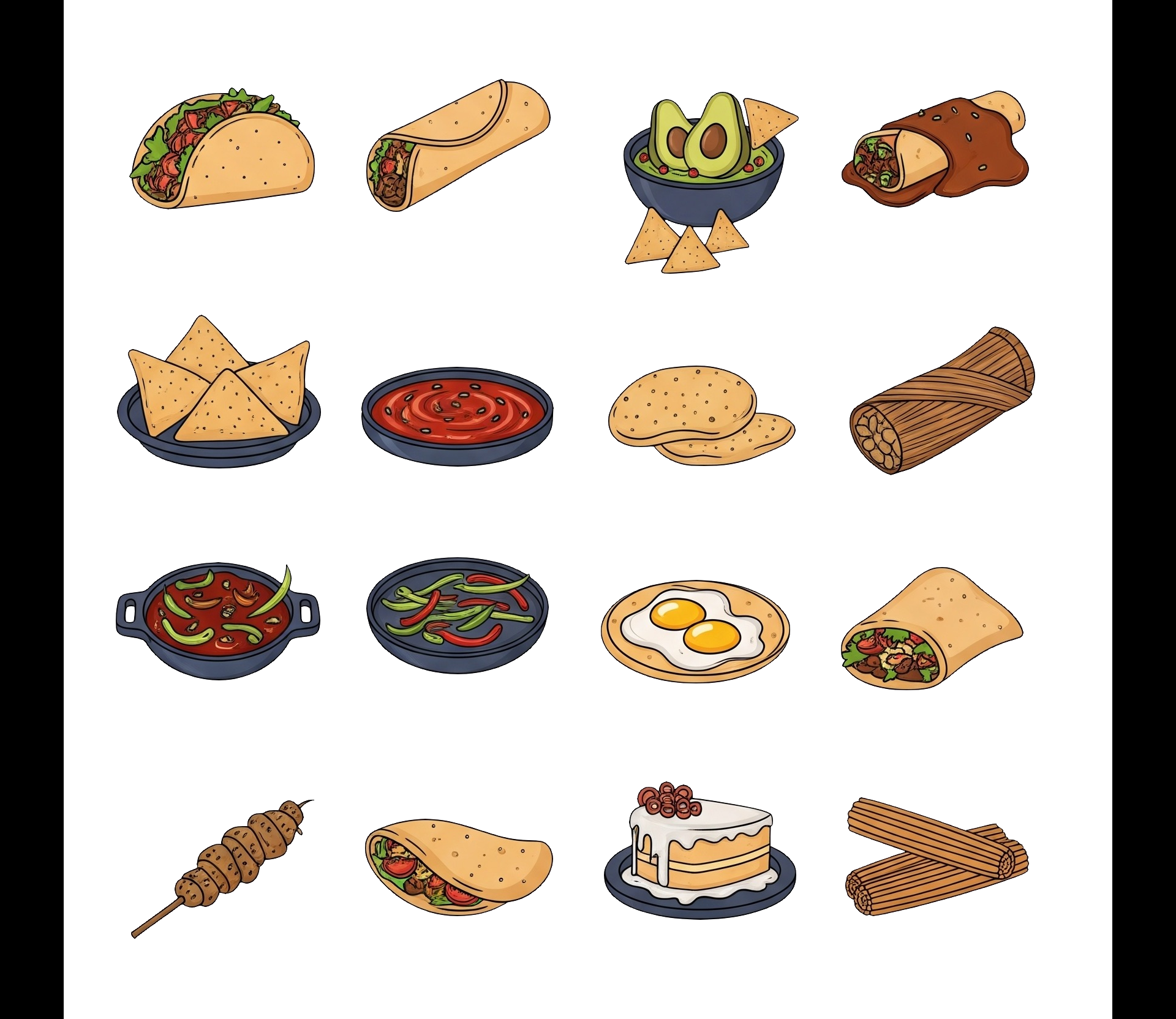 Screenshots the Pack Icons MEXICAN FOOD