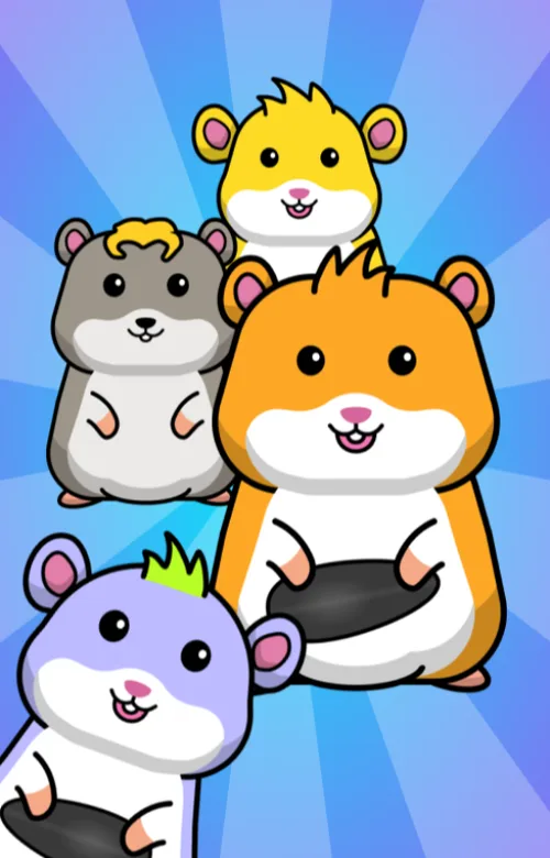 Hamsters (large collection of sprites of cheerful crypto hamsters)