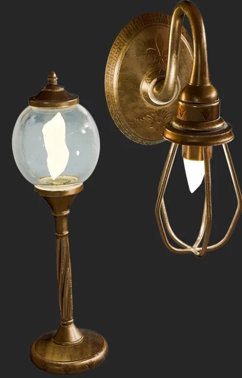 Фэнтезийные кристаллические лампы (mid-poly)