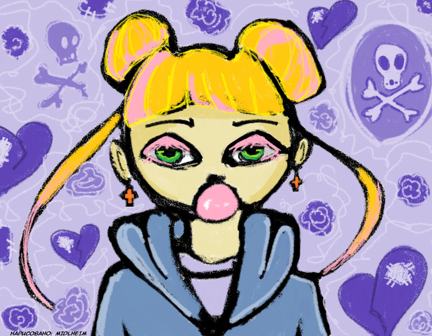 Девочка с жвачкой