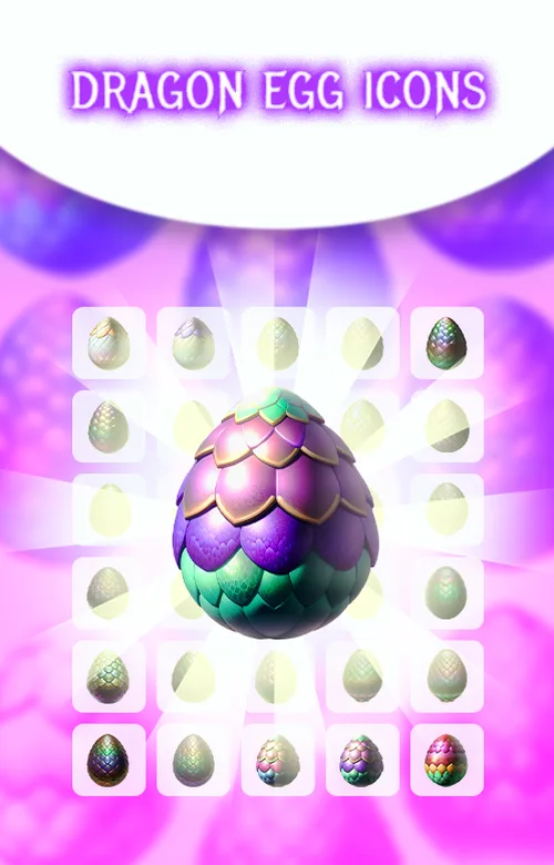 2D Иконки яиц дракона