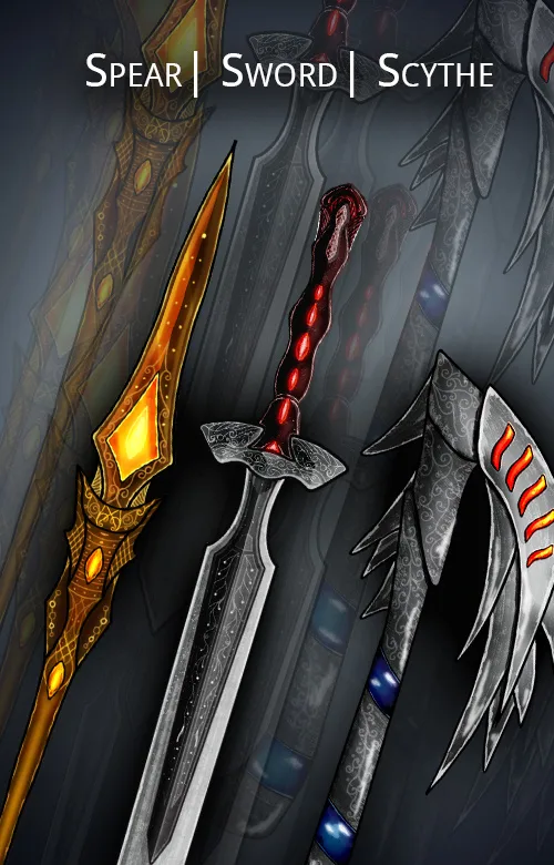Sprites: Spear | Sword | Scythe