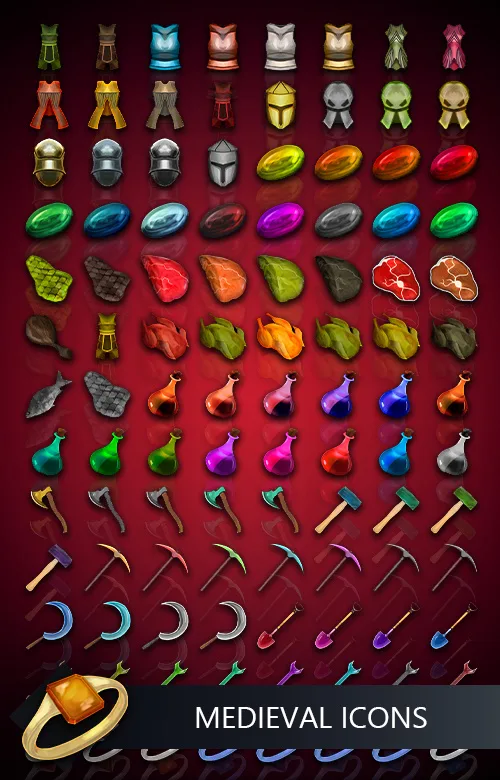 Medieval icons | Inventory +284