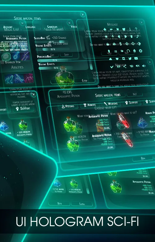 UI Hologram Interface