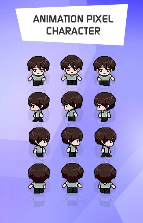 ANIMATION PIXEL CHARACTER ASSET