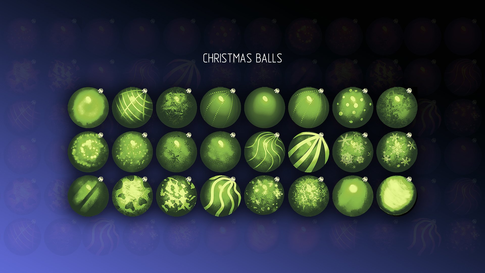 Screenshots the Colorful Christmas Balls