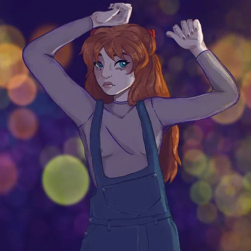 Фан-арт по аниме "Евангелион"